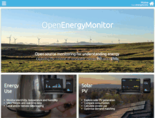 Tablet Screenshot of openenergymonitor.org